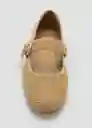 Zapatos Cotton Camel Talla 36 Mujer Mango