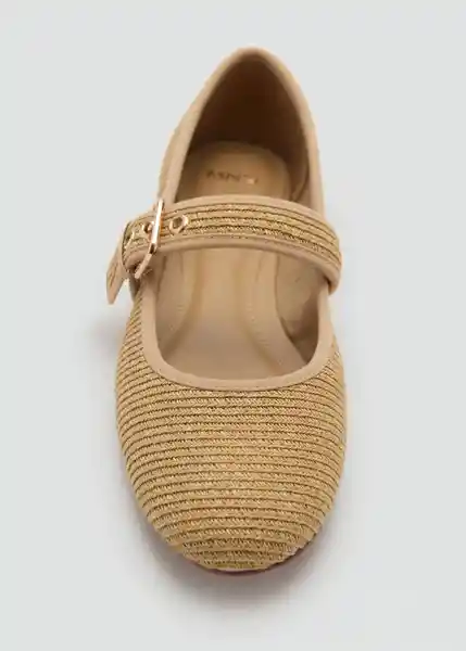 Zapatos Cotton Camel Talla 36 Mujer Mango