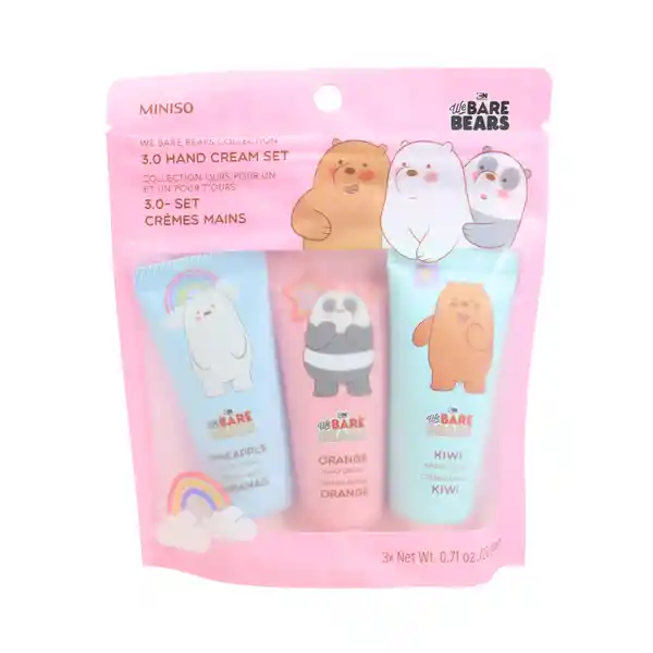 Miniso Set de Crema Para Manos Osos Escandalosos