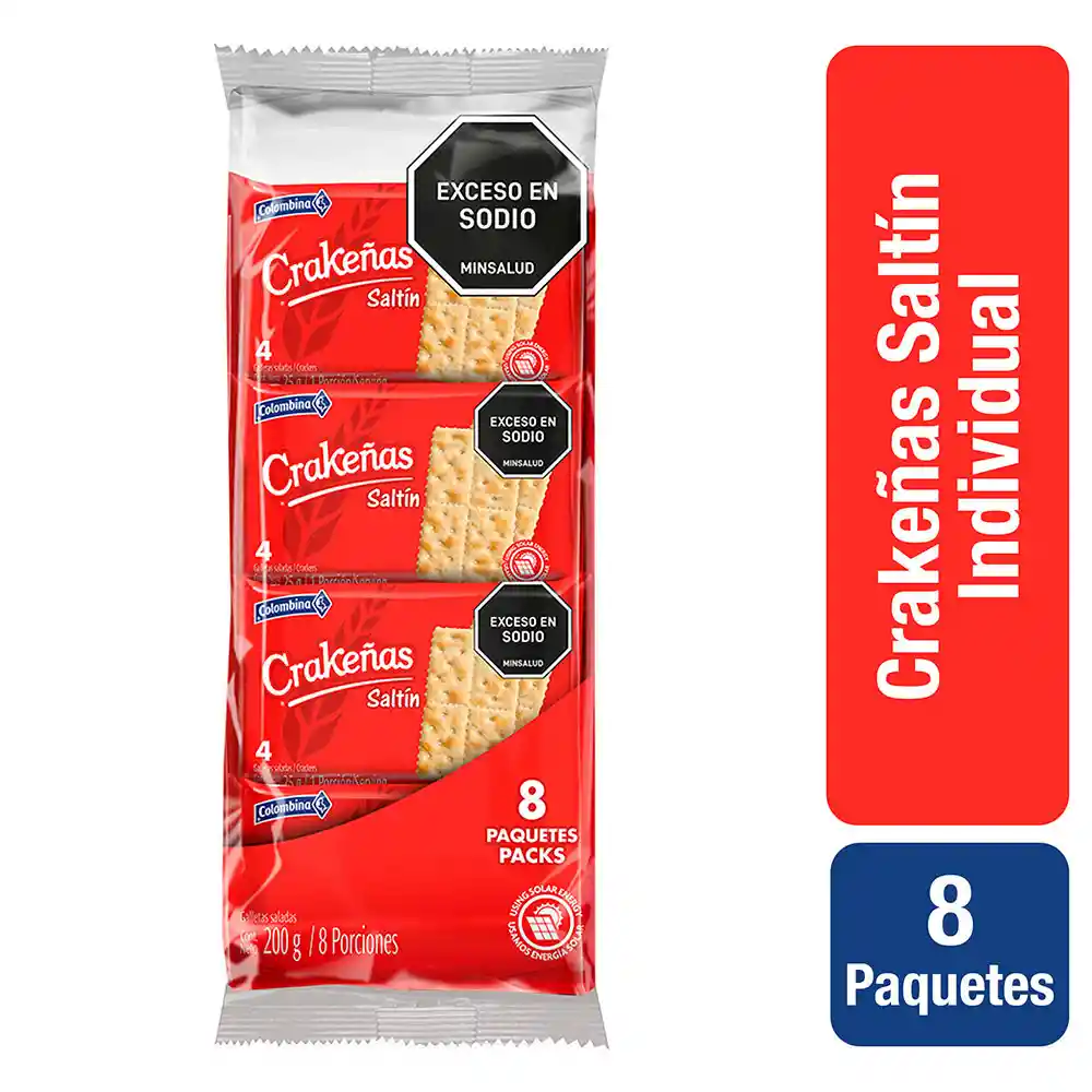 Crakeñas Saltin 8pack