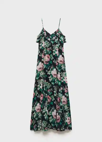 Vestido Volare Negro Talla S Mujer Mango