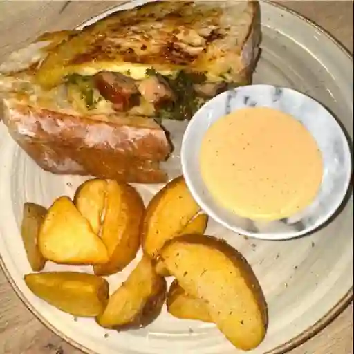 Sándwich gaucho.