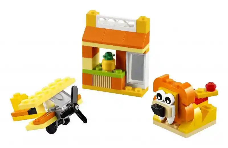 Lego Set de Construcción Caja Cre Naranja