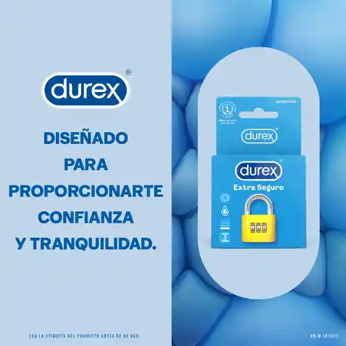 Durex Preservativo Extra Seguro