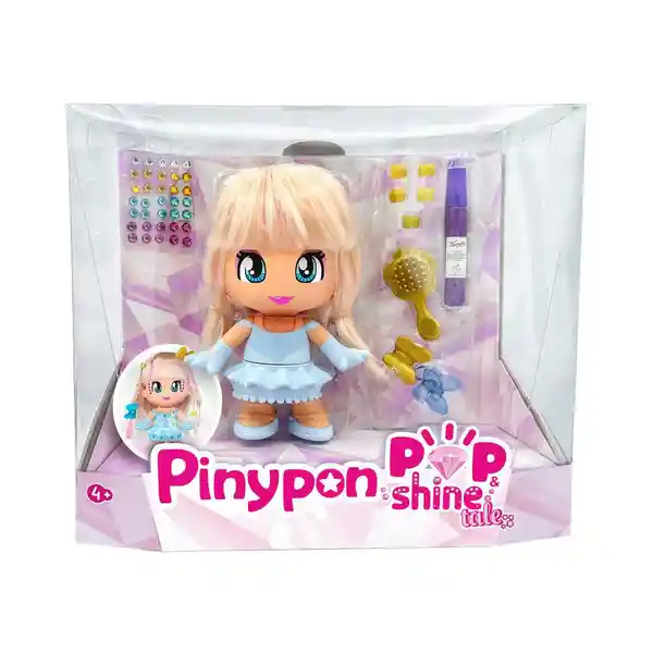 Pinypon Muñeca Pop & Shine Cuentos 22 cm