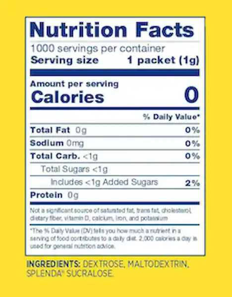 Splenda Endulzante de Sucralosa Cero Calorías