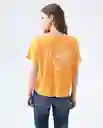  Camiseta Mujer Naranja Talla Xs 602E013 AMERICANINO 