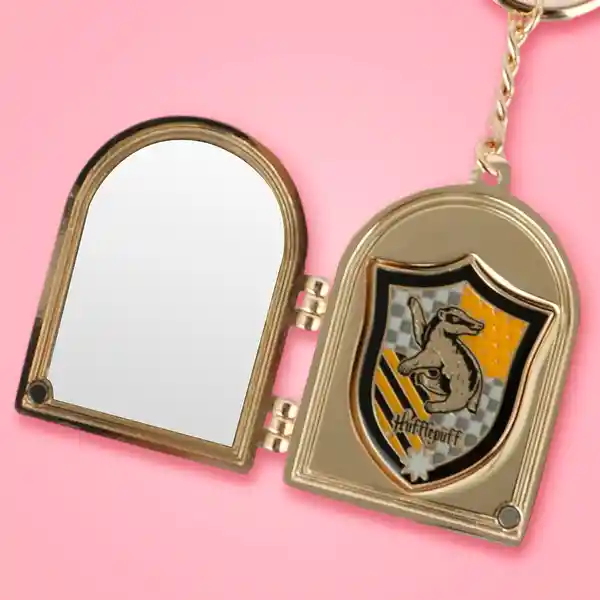 Llavero Serie Harry Potter Insignia Espejo Miniso