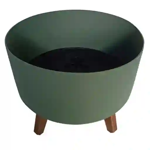 Marres Matera Con Patas Gracia Plástica Verde 24 x 34 cm