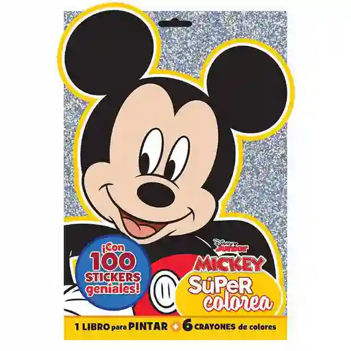 Disney Junior Libro para Pintar Súper Colorea Mickey