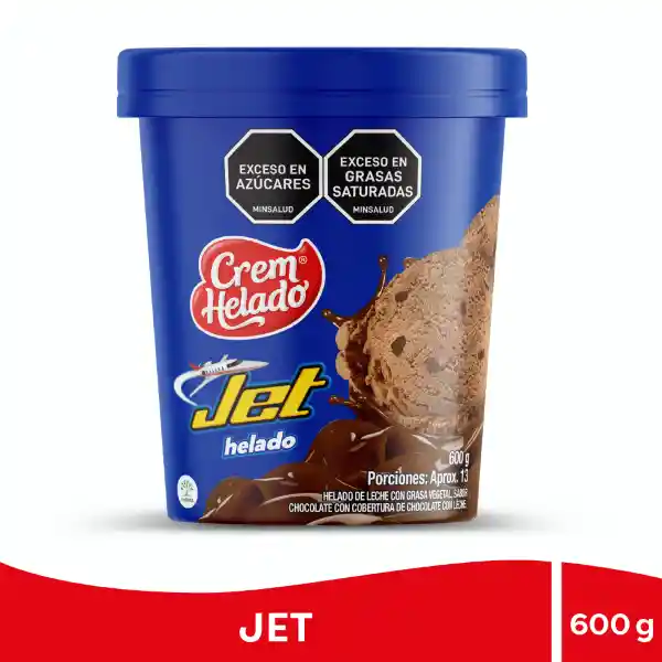 Helado de Chocolate Jet Crem Helado