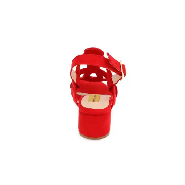 Sandalias Medium Petra Rojo Talla 39