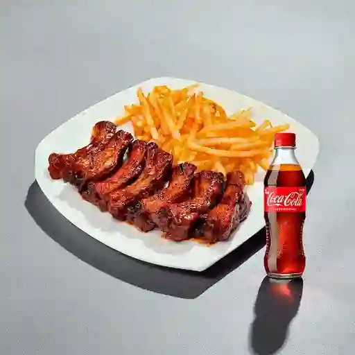 Combo Costillas Pchan + Coca Cola Original 400 ml