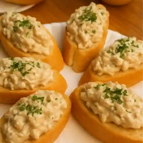 Bruschettas de Pollo