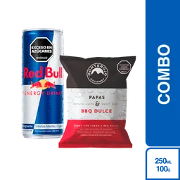 Combo Monterojo Papa Bbq Dulce + Red Bull Bebida Energizante