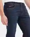 Jean Straight Fit Azul Dark Ultraoscuro Talla 30/32 Chevignon