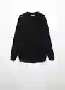 Saco Jersey Vieira Negro Talla 27 Mujer Mango