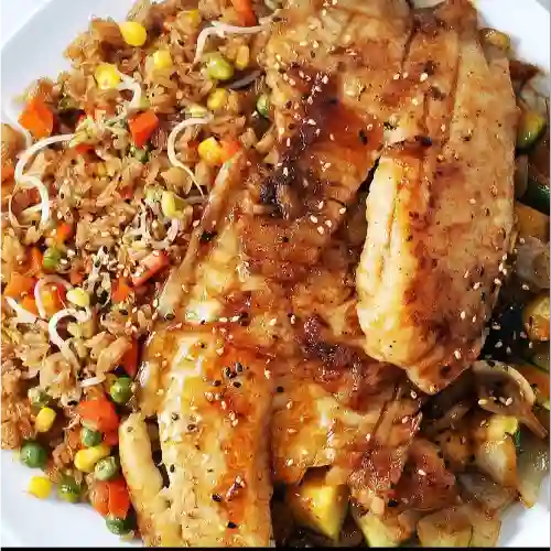 Pescado Blanco Teriyaki