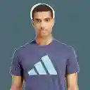 Adidas Camiseta Tr-Es Fr Logo Hombre Azul Talla L Ref: IW3348