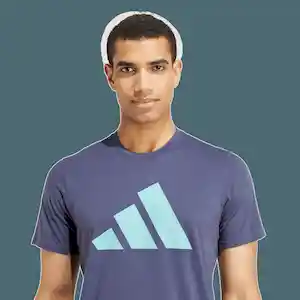 Adidas Camiseta Tr-Es Fr Logo Hombre Azul Talla L Ref: IW3348