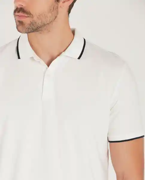 Camisa Polo Blanco Talla S Rifle190e001