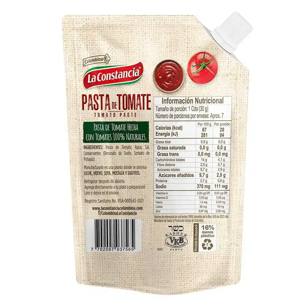 La Constancia Pasta de Tomate
