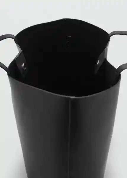 Bolso M Manu Negro Talla 99 Mujer Mango