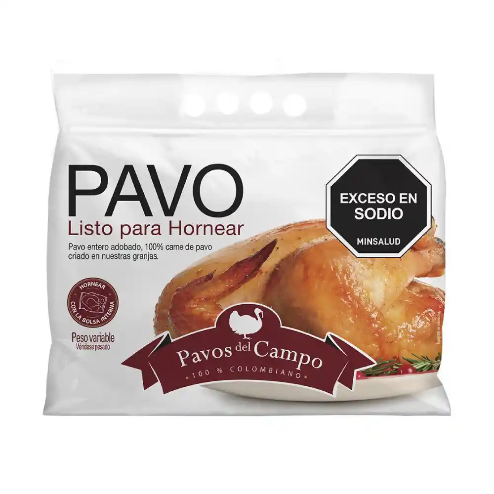 Pavo Listo Para Hornear Pavos Del Campo