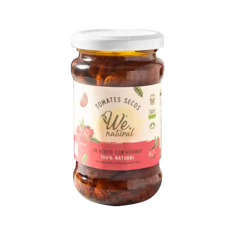 We Natural Tomates Secos en Aceite con Hierbas 100% Natural