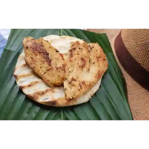Arepa Asada con Carne