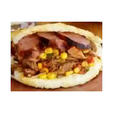 Arepa Ranchera+gaseosa 250ml