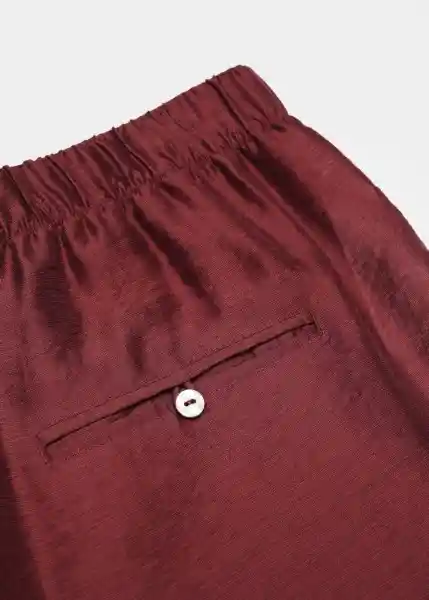 Pantalón Audrey-W Caldero Talla S Mujer Mango