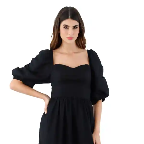 Vestido Largo Vivien Negro Talla S