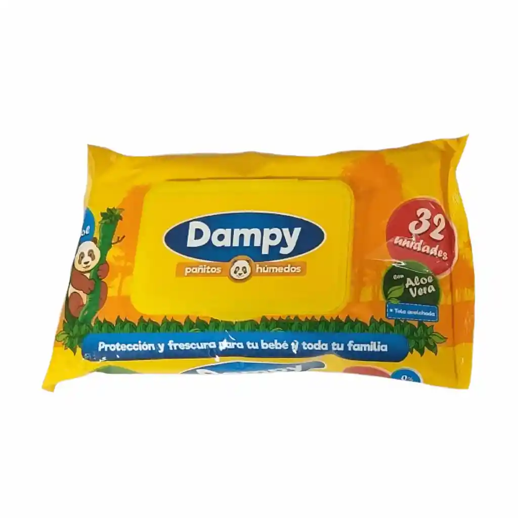 Dampy Paño Húmedo Amarillo