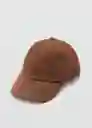 Gorra Monaco Marrón Talla 99 Mujer Mango