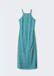 Vestido Gina Verde Talla 20 Teen Niñas Mango