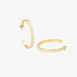 Bangle up Aretes Bangle Dorado Blanco