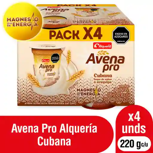 Alqueria Avena Pro Cubana Vaso