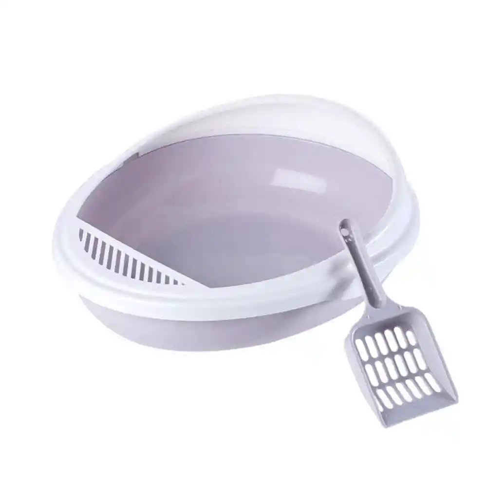 Calabaza Arenera Para Gato Sencilla Estilo Huevo Con Pala