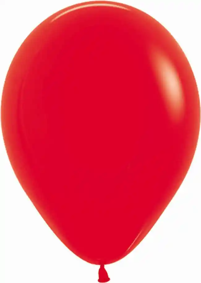 Sempertex Globos de Látex R12 Fashion Color Rojo Solido 