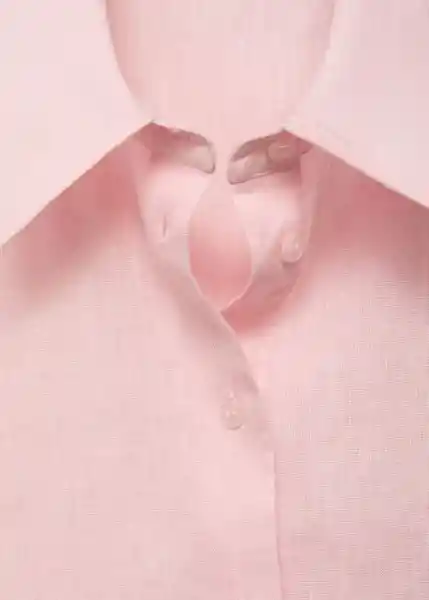 Camisa Pai Rosa Light Talla S Mujer Mango