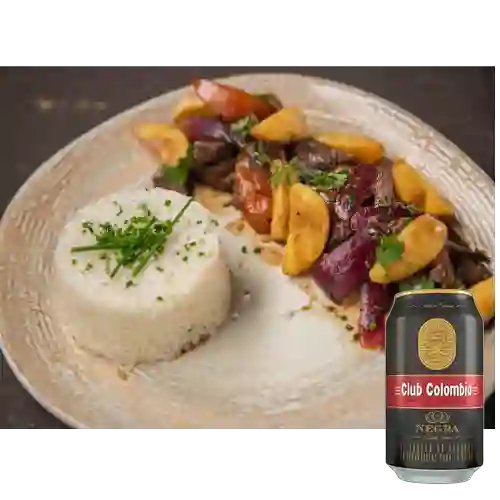 Combo Lomo Saltado + Club col. Negra Lta 330ml
