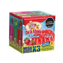 Gelatina Tripack Fre Cer Lim de La Abuela