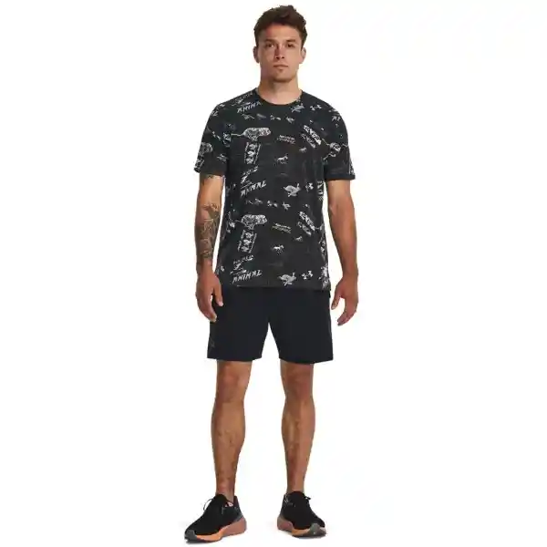 Under Armour Camiseta Run Like a Tee Hombre Negro LG 1379301-001