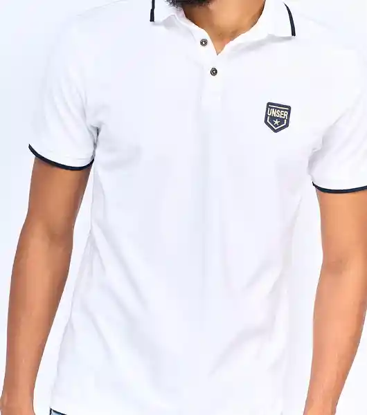 Unser Camiseta Polo Blanco Talla XL 819686