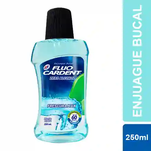 Enjuague Bucal Fluocardent Frescura Zero Alcohol x 250 ml