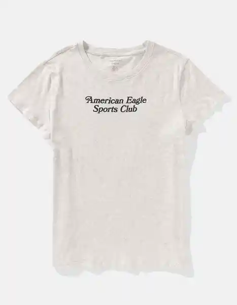 Camiseta Mujer Gris Talla X-Small American Eagle 9593006