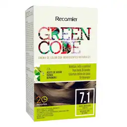 Green Code Crema de Color Rubio Mediano Cenizo 