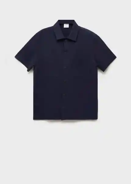 Camiseta Polo Bon Navy Talla XS Hombre Mango