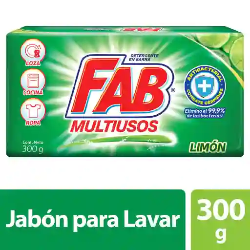 Fab Jabón en Barra Multiusos con Limón